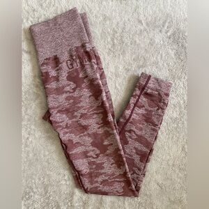 GymShark Camouflage Patterned Leggings